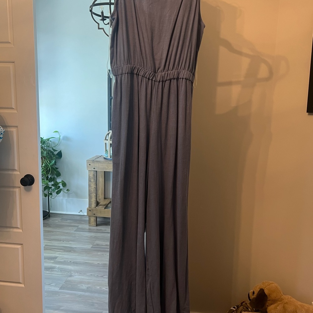 Elegant Gray Women's Jumpsuit